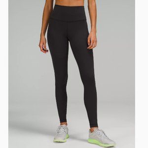 lululemon Wunder Train High-Rise Tight 28" Leggings in Black Size 14